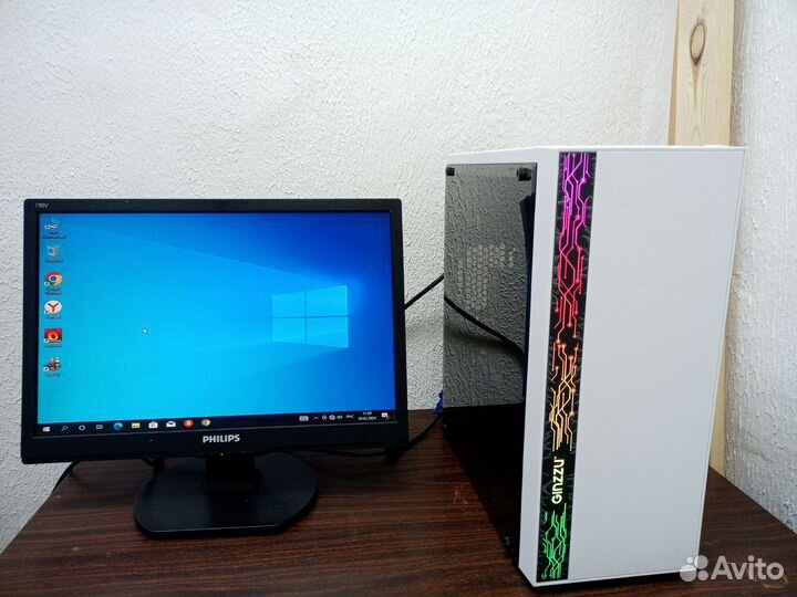 Игровой пк 8 ядер, 32 гб Озу, 4гб RX470 SSD m.2