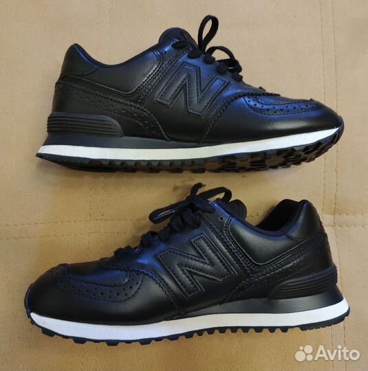 New balance 574 кожа 8,5 us