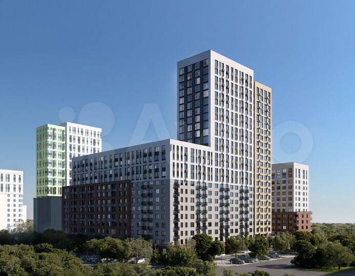 2-к. квартира, 50,6 м², 9/13 эт.