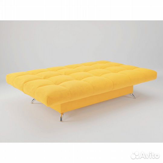 Диван «Клик-кляк» нпб - Желтый (велюр)