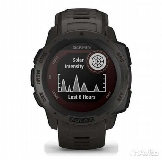 Часы Garmin instinct solar graphite