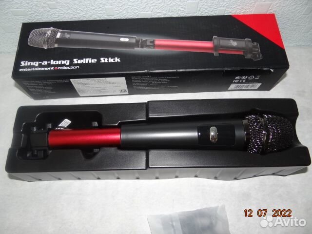 Микрофон на селфи-палке sing-a-long selfie stick
