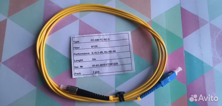 Оптический патчкорд, муфта