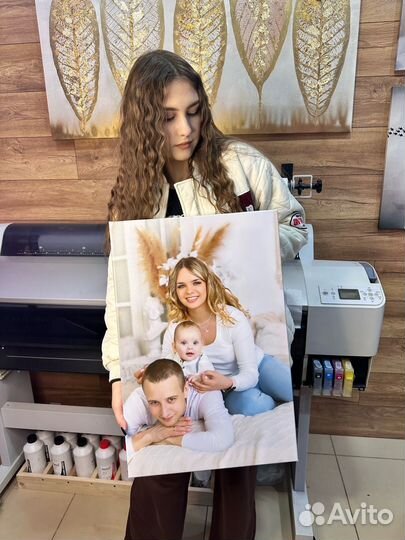 Печать фото на холсте