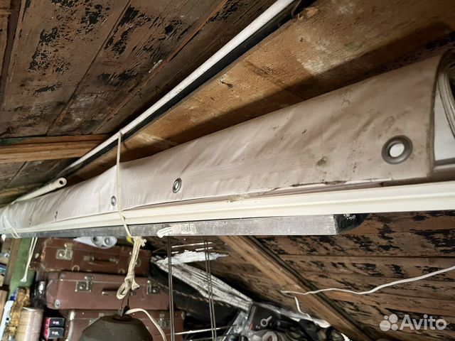 Баннер 3х2,5 метра белый с клипсами