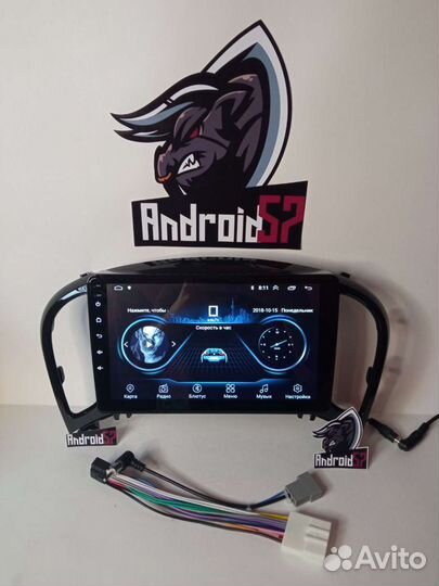 Магнитола на Nissan juke