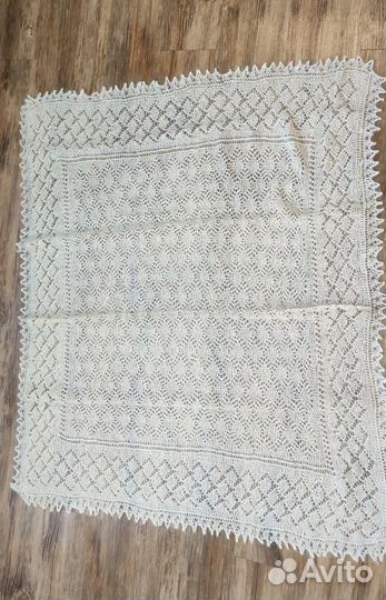 Пуховый платок паутинка шаль