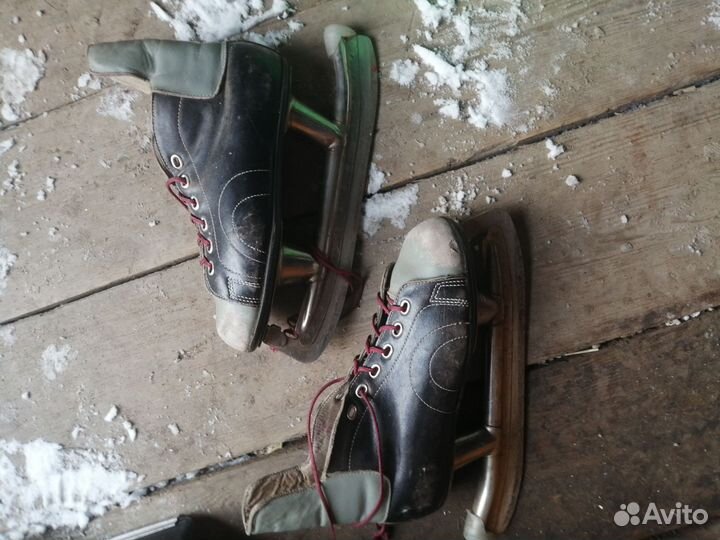 Беговые лыжи и коньки СССР