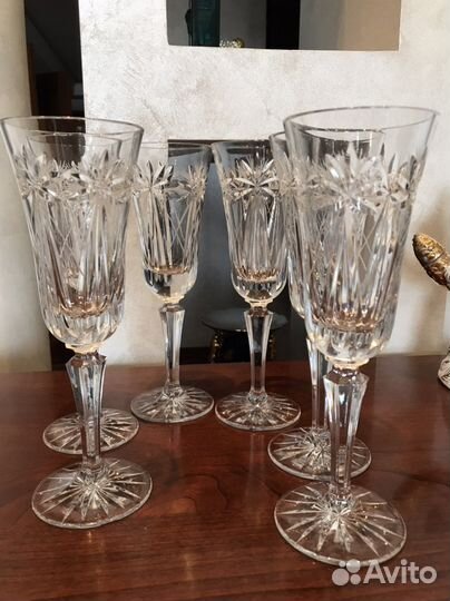 Хрустальные фужеры