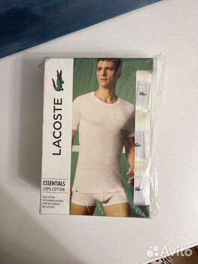 М / Футболки бельевые Lacoste оригинал