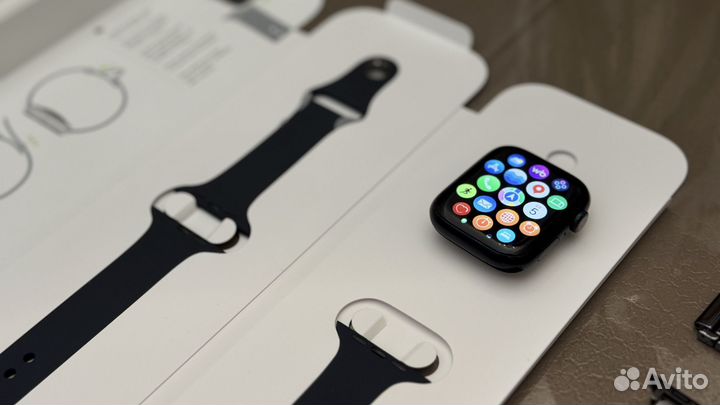 Часы apple watch 7 45 mm полный комплект