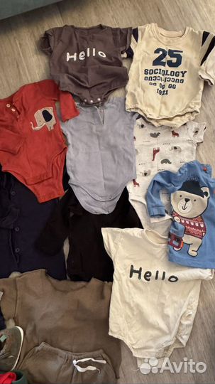 Пакет стильных вещей на мальчика 62-74