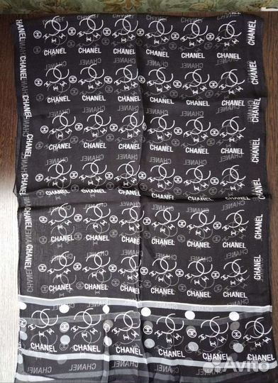 Палантин-шарф шифоновый