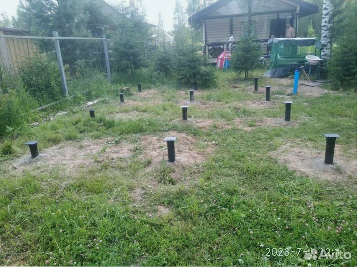 Винтовые сваи + монтаж