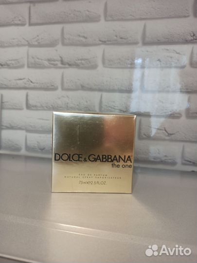 Dolce gabbana the one 75 ml парфюм для женщин