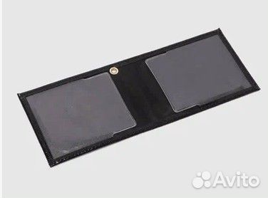 Обложка для удостоверения «мвд» кожа чёрный Россия