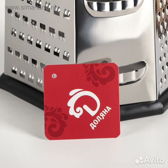 Тёрка шестигранная Доляна «Нео», 141222 см, прорез