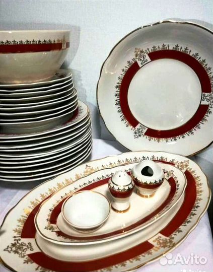 Сервиз столовый, посуда детская, вазы