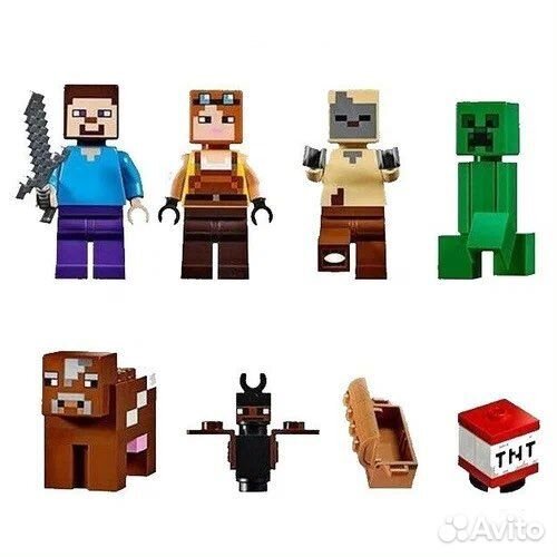 Конструктор Lari 11363 Шахта Крипера Майнкрафт