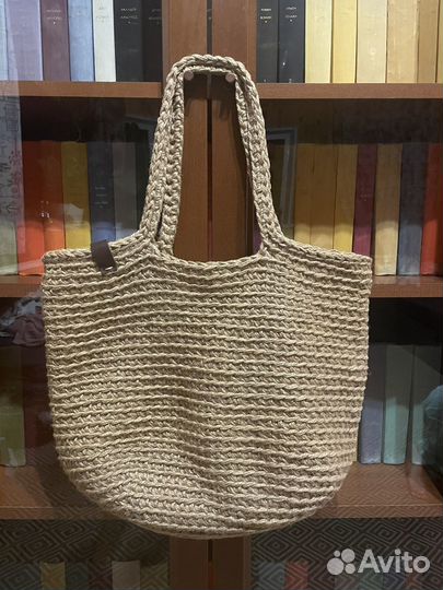Cумка стильная вязаная в город и на пляж