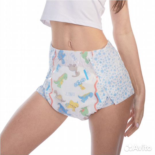 Abdl подгузники Rearz Dinosaur L