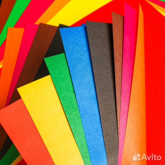 Набор А4 10л цв одност немел картона и 16л цв