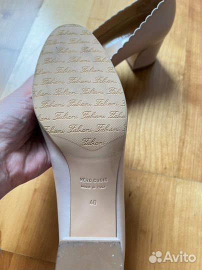 Туфли новые, натуральная кожа, Италия размер 40