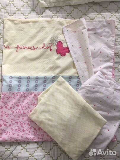 Комплект постельного белья, бортики Mothercare