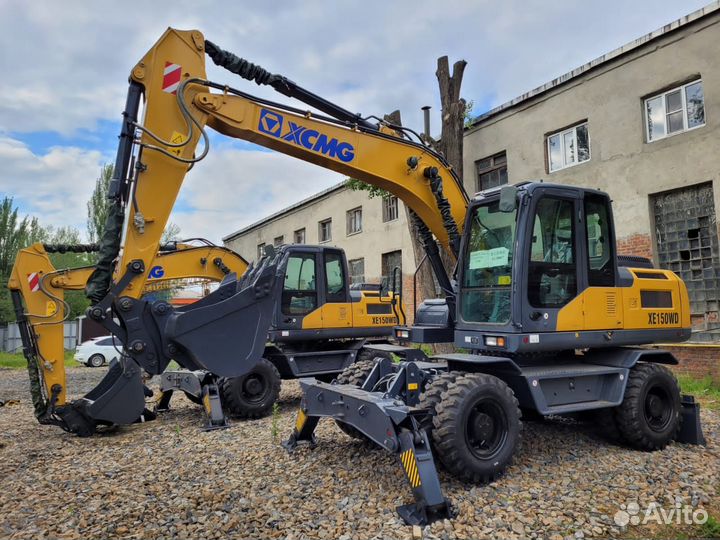 Колёсный экскаватор XCMG XE150WD, 2023