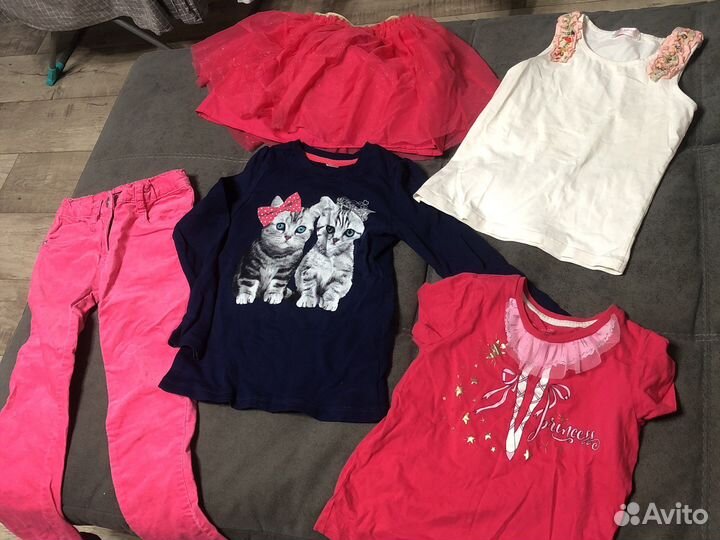 Вещи для девочки рост 116