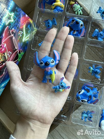 Стич новогодний Адвент календарь