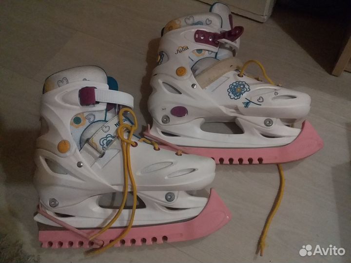 Коньки nordway детские раздвижные