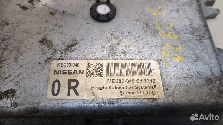 Блок управления двигателем Nissan Note E11, 2007