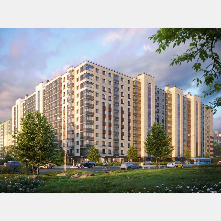 2-к. квартира, 46,7 м², 11/12 эт.