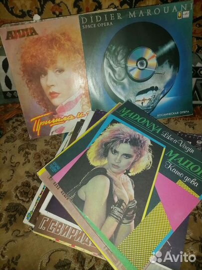 Пластинки 1980 годов