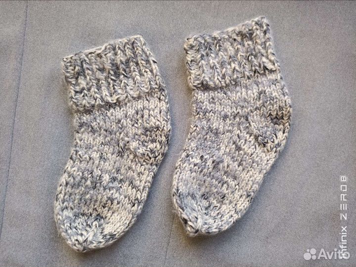 Детские носочки, пинетки шерстяные