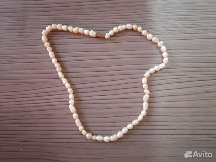 Бусы из речного жемчуга