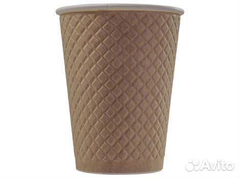 Стакан бумажный для горячих напитков двухслойный