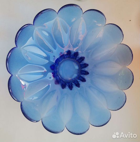 Салатник цветное стекло СССР