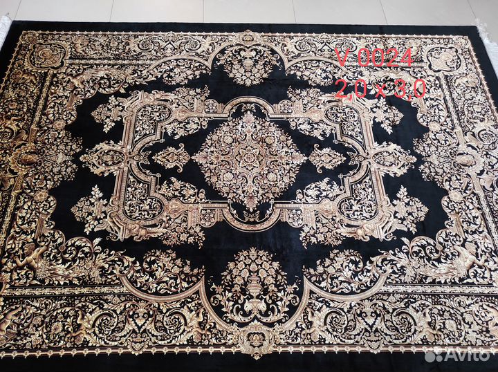 Ковер Шелковый Иранский машина ручная работа Qum
