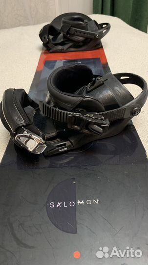 Сноуборд salomon + крепы head