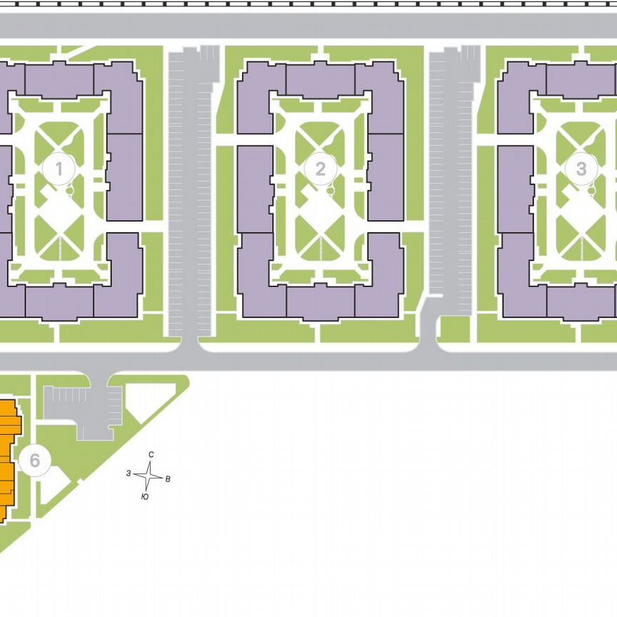 2-к. квартира, 55,1 м², 3/4 эт.