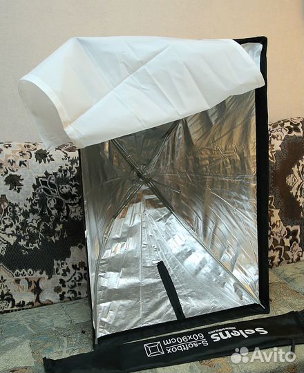 Продам софтбокс зонтичный 60х90см