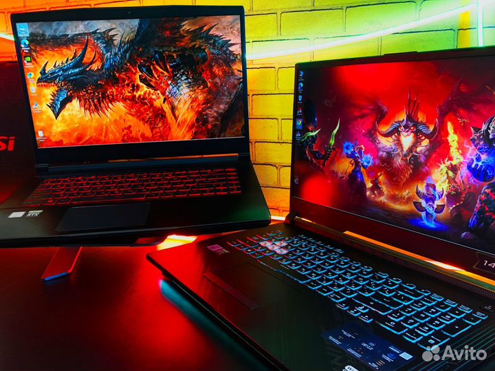 Мощный игровой ноутбук Core i7 RTX 2070 3050Ti