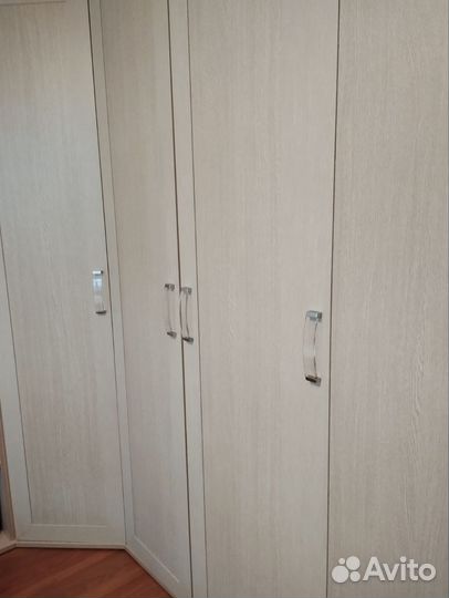 Угловой шкаф+шкаф для одежды+полка