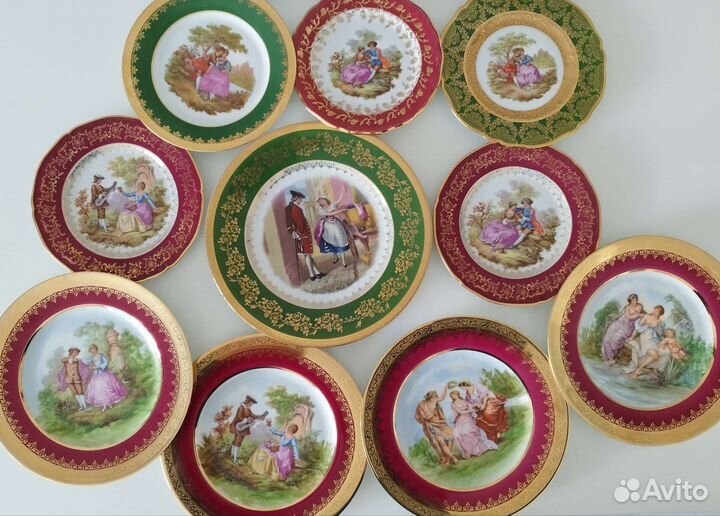Лимож.Коллекционные фарфоровые тарелки
