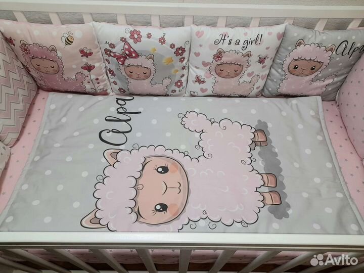 Бортики в детскую кроватку