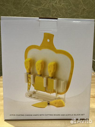 Набор ножи и разделочная доска из Финляндии