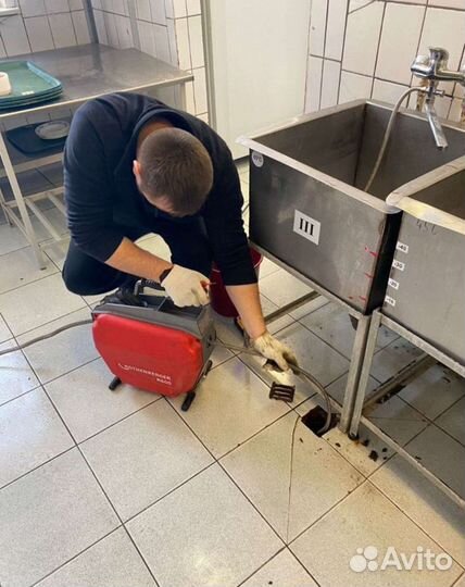 Прочистка канализации.Устранение засора 24/7