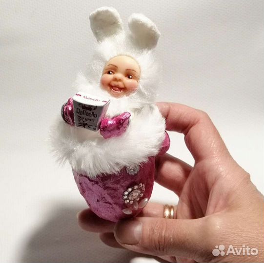 Ватные елочные игрушки новые